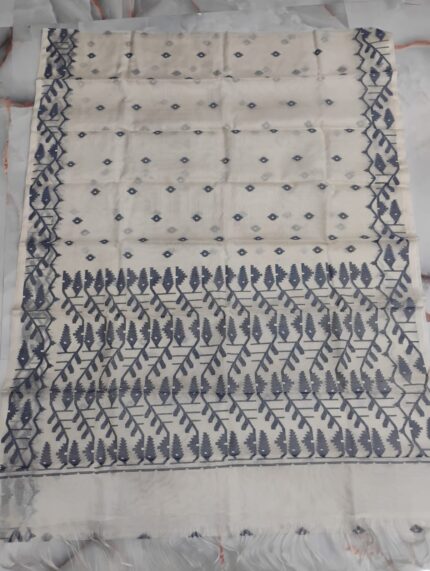 MUSLIN SAREE BLACK
