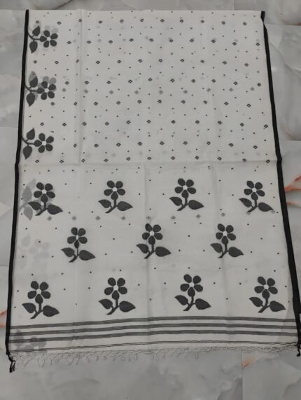 COTTON SAREE WHITE
