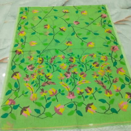 COTTON SAREE GREEN