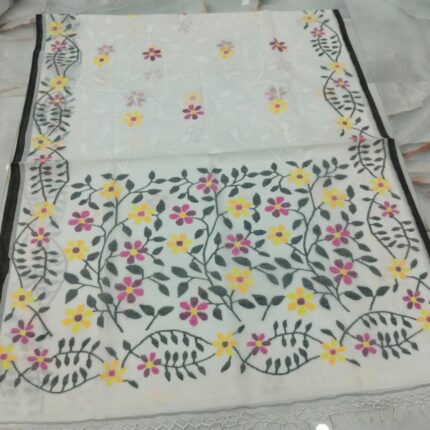 COTTON SAREE WHITE