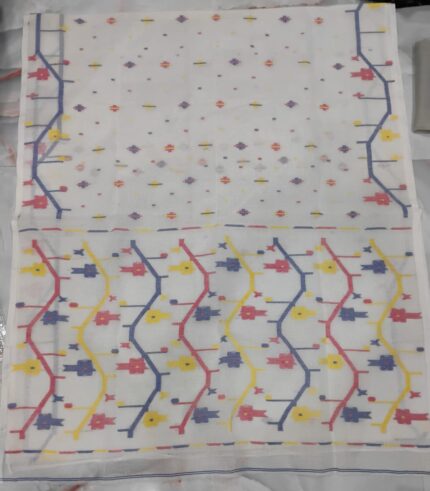 COTTON SAREE WHITE