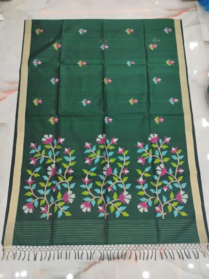 MATKA SAREE GREEN
