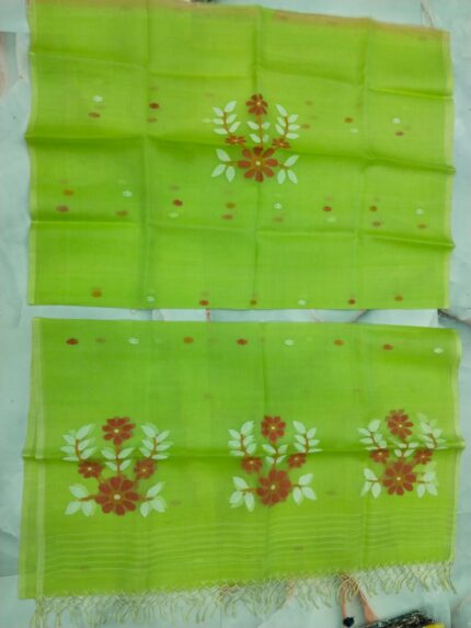 MUSLIN KURTA & DUPATTA SET GREEN
