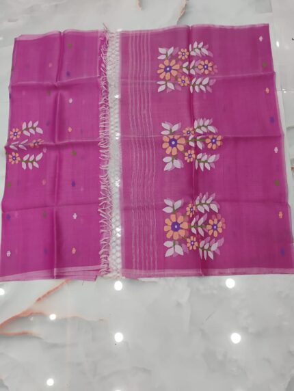 MUSLIN DUPATTA & DUPATTA SET  ONION PINK