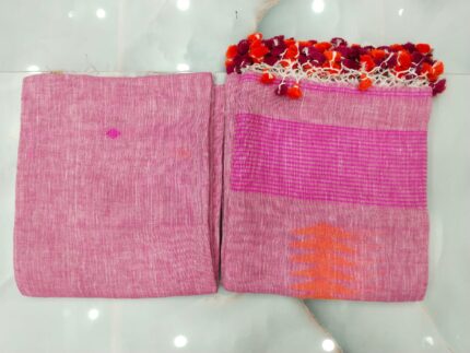 LENIN KURTA & DUPATTA ONION PINK